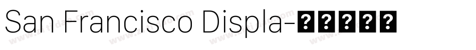 San Francisco Displa字体转换